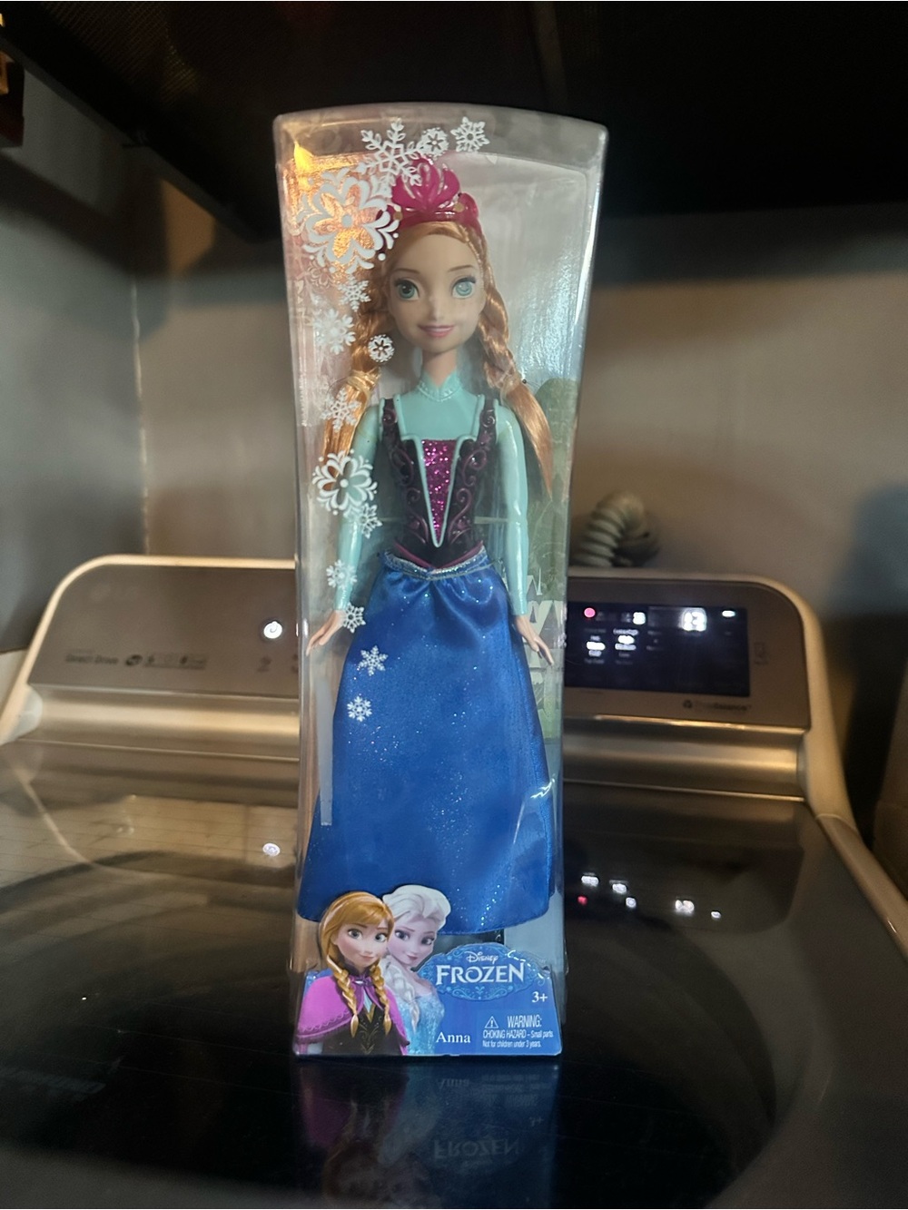 Disney Anna Fashion Doll — Blue Dress, Pink Tiara